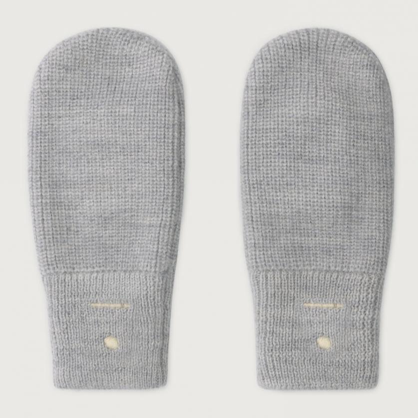 Grey Knitted Mittens RWS