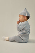Bonnet tricoté Gris bébé