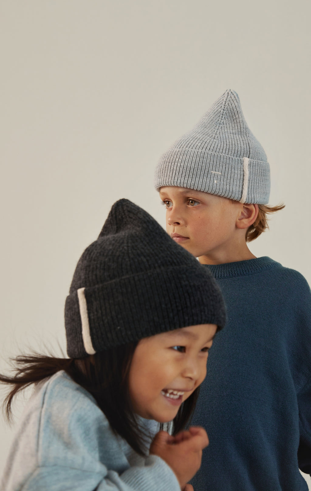 Bonnet tricoté Gris