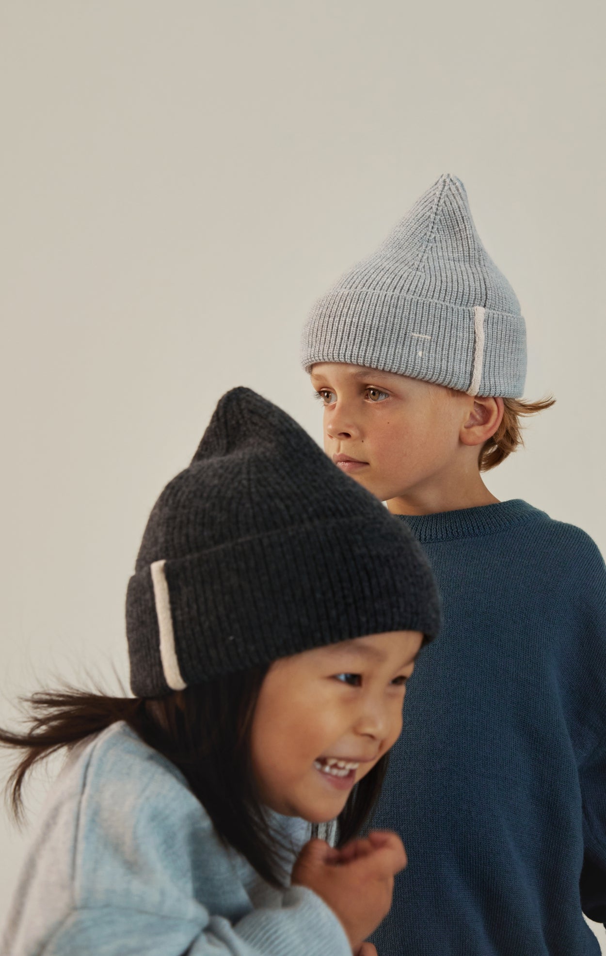 Grey Knitted Beanie
