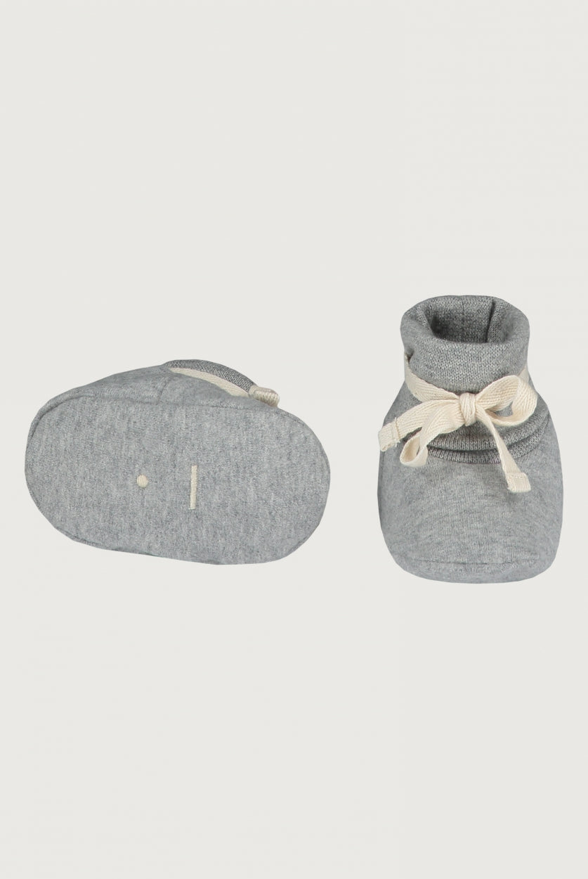 Chaussons bébé gris