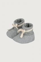 Chaussons bébé gris