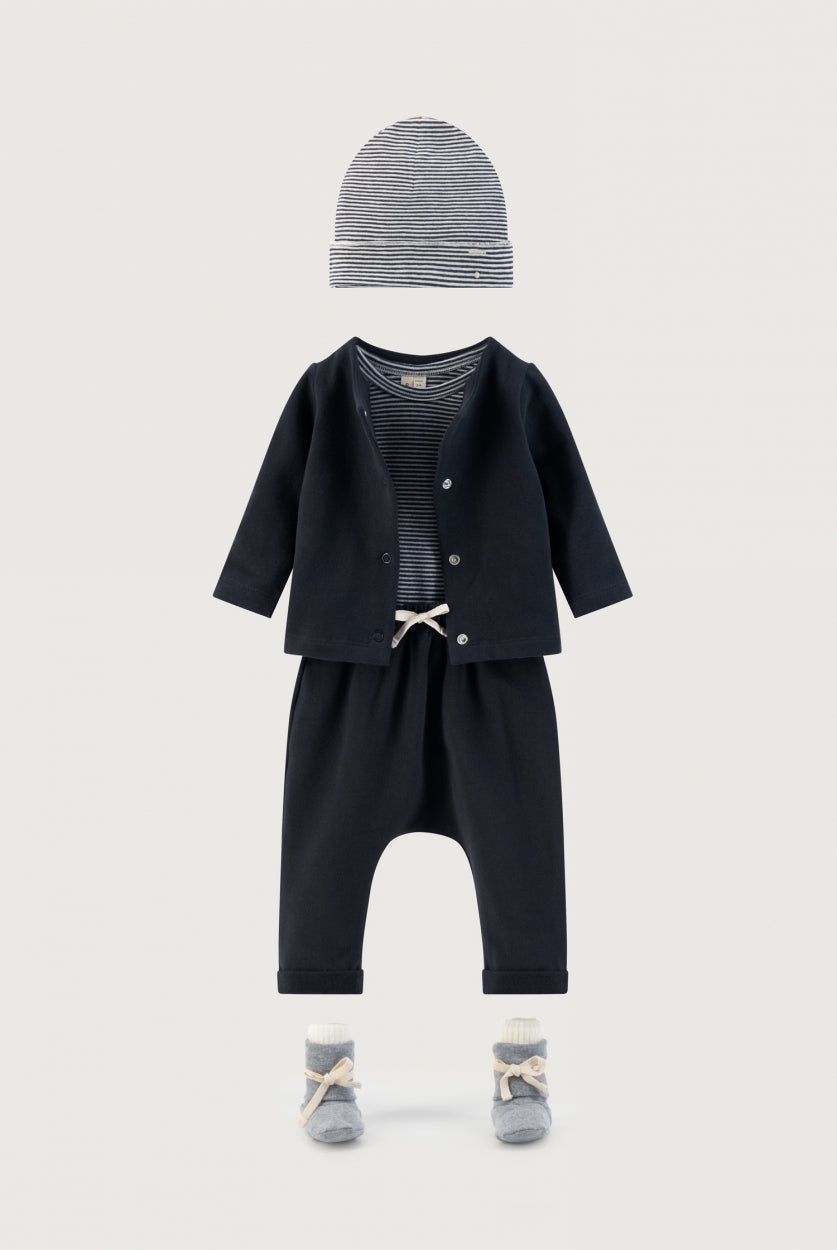 Chaussons bébé gris