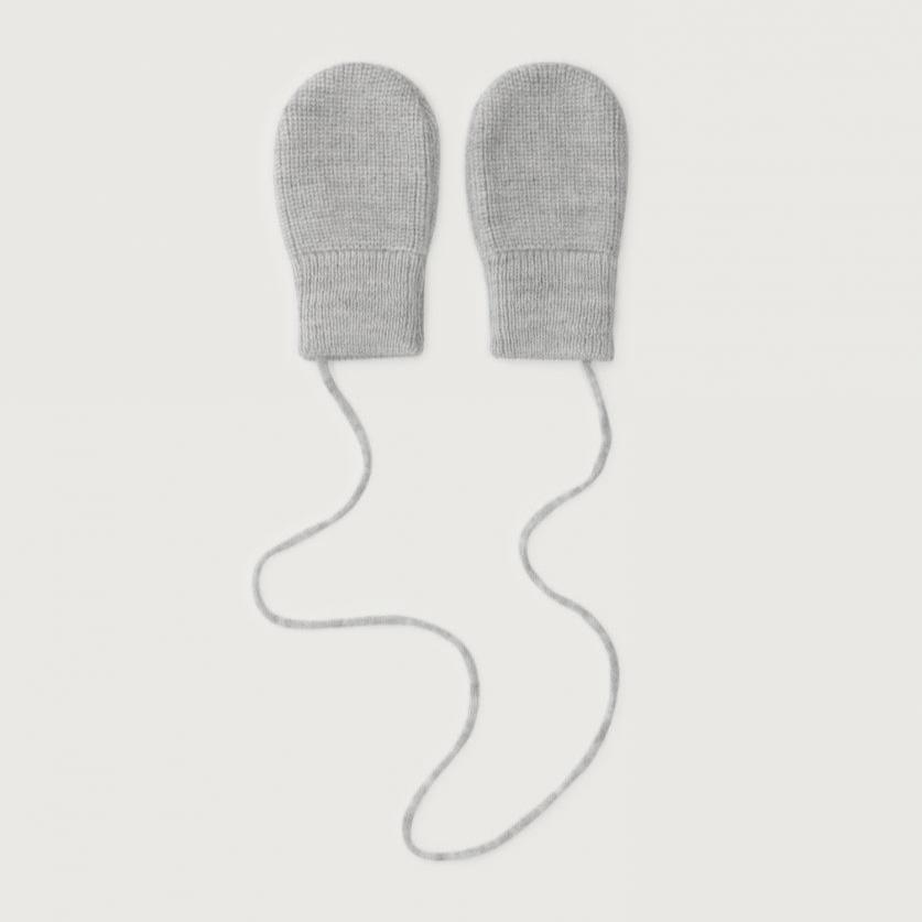 Babies Grey Knitted Mittens RWS