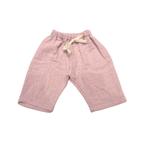 Pantalon bébé en mousseline Rose clair