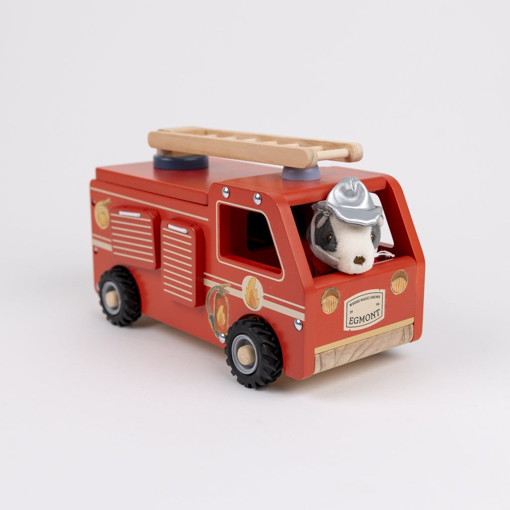 Fire truck with miniature friend (large)