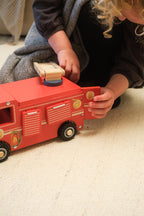 Fire truck with miniature friend (large)
