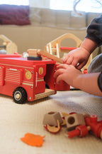 Fire truck with miniature friend (large)