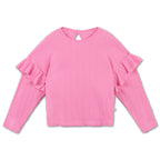 Ruffle tee sweatshirt
