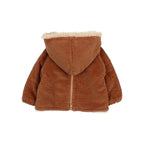 Hooded Corduroy Jacket Camel baby