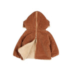 Hooded Corduroy Jacket Camel baby
