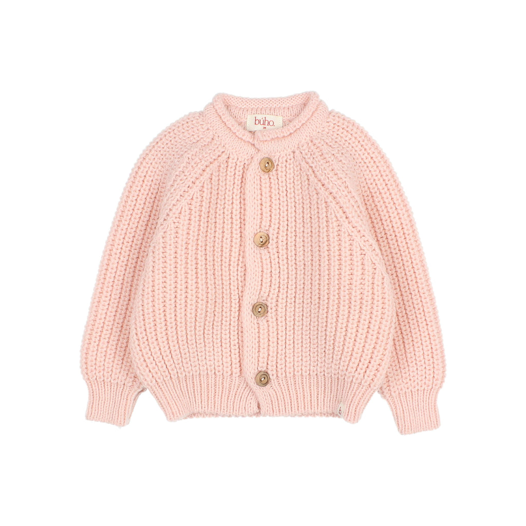 Soft Knit Cardigan Rose baby
