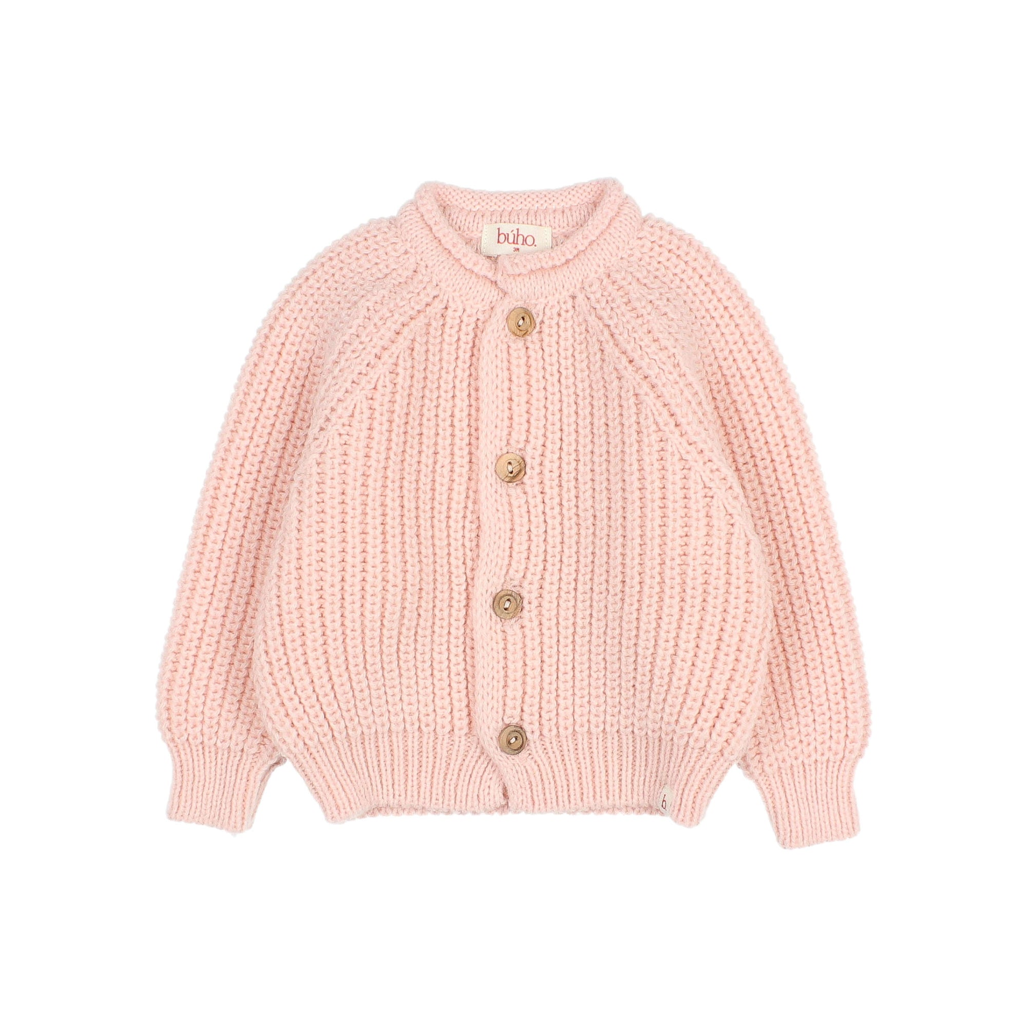 Soft Knit Cardigan Rose baby
