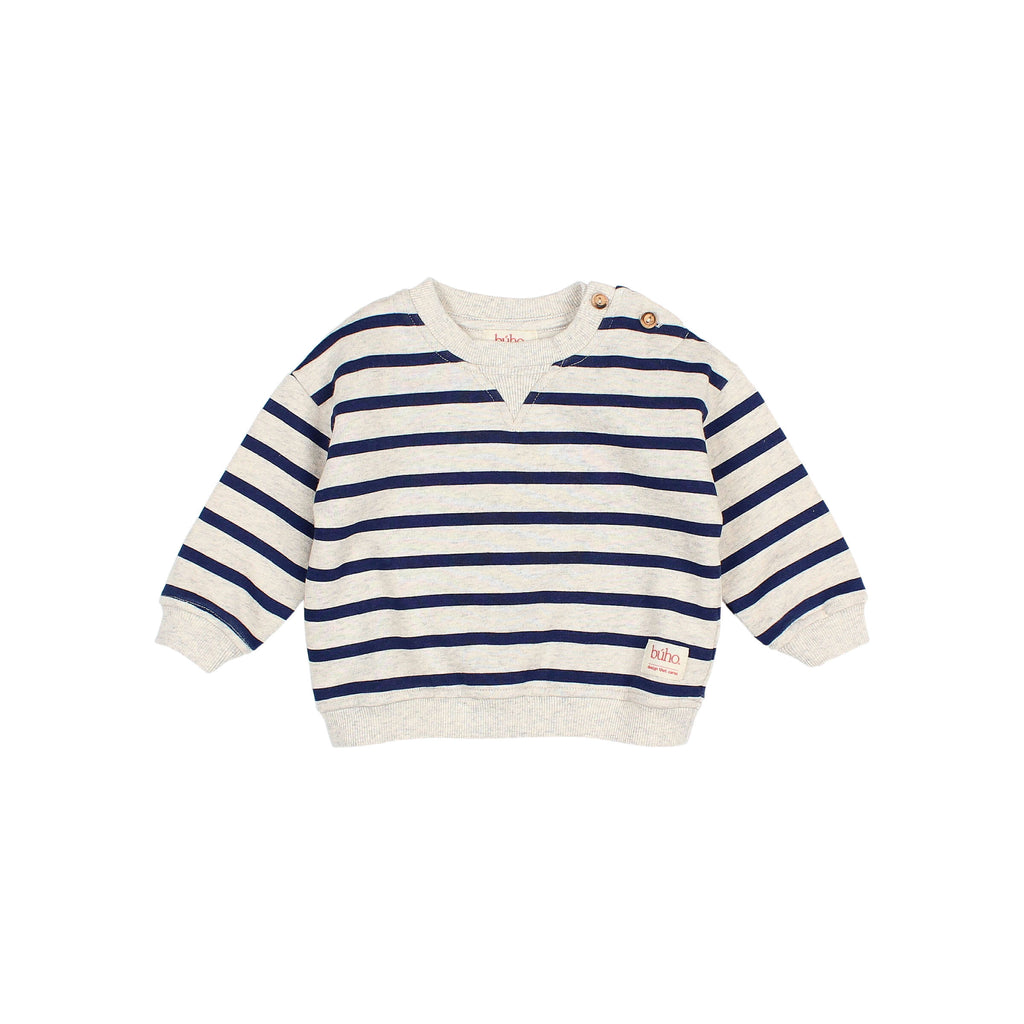 Sweat marin rayé Marine bébé