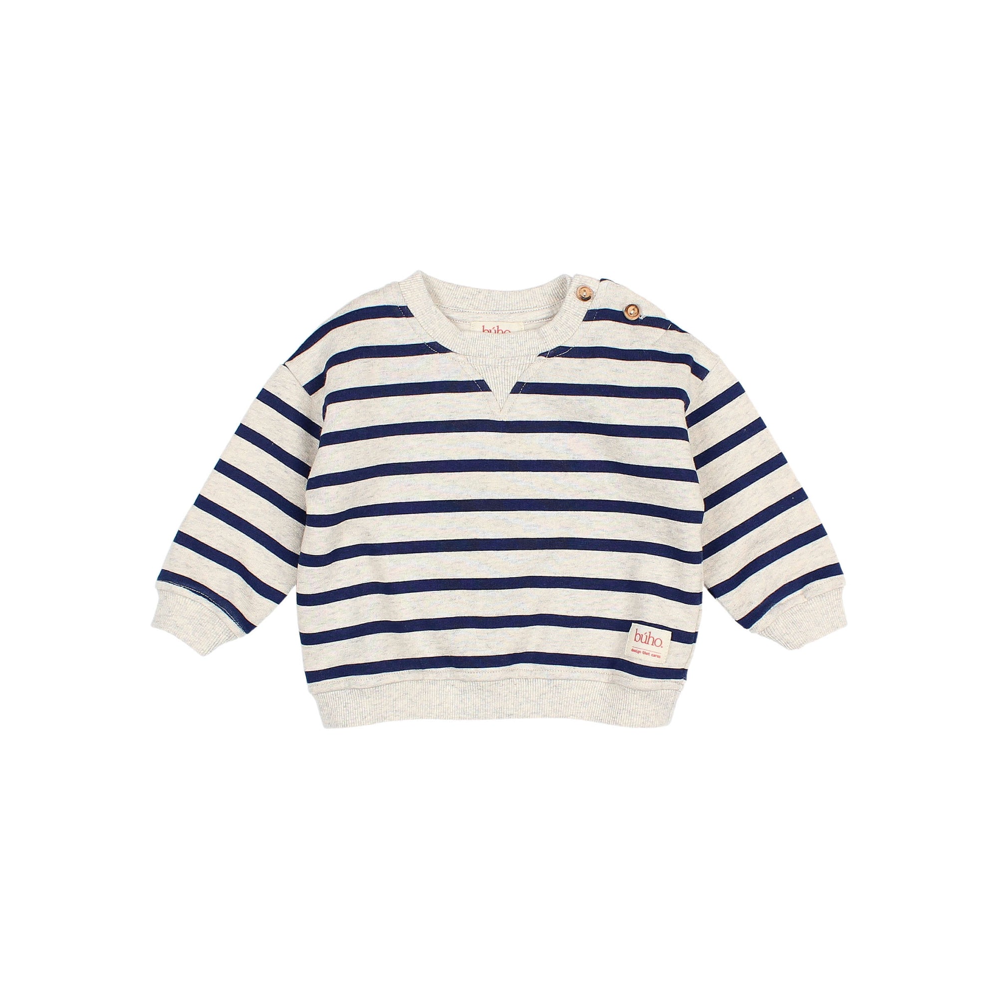 Sweat marin rayé Marine bébé