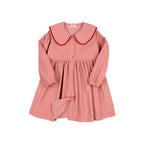 Robe en micro-velours côtelé Rose