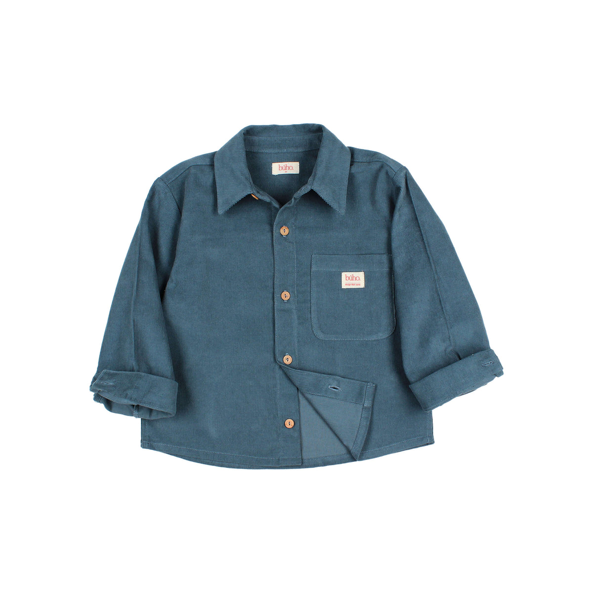 Chemise en micro-velours côtelé HARBOUR