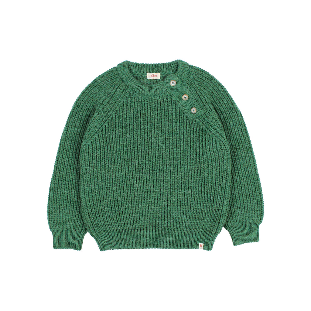 Soft Knit Jumper Green