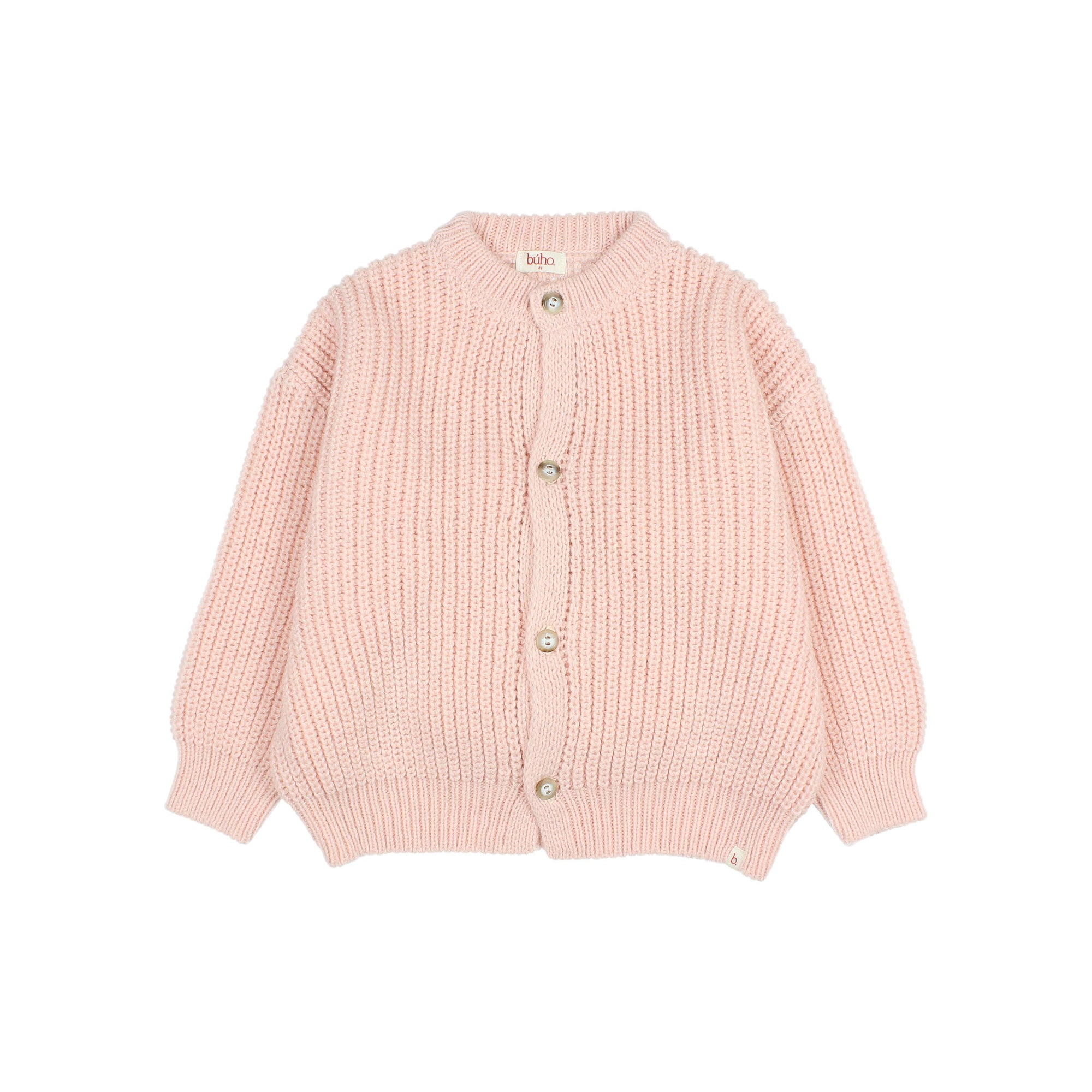 Gilet en tricot doux Rose