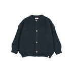 Gilet en tricot doux Bleu