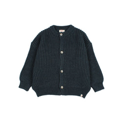 Gilet en tricot doux Bleu BUHO pour enfant