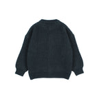 Gilet en tricot doux Bleu