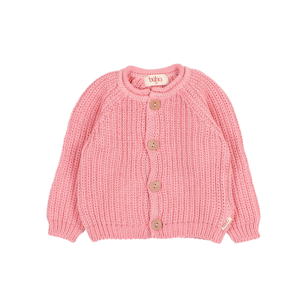Cardigan Bébé rose