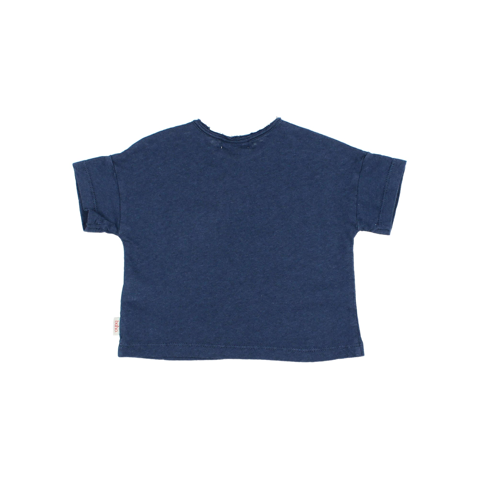 T-shirt Bébé en Lin Bleu Marine