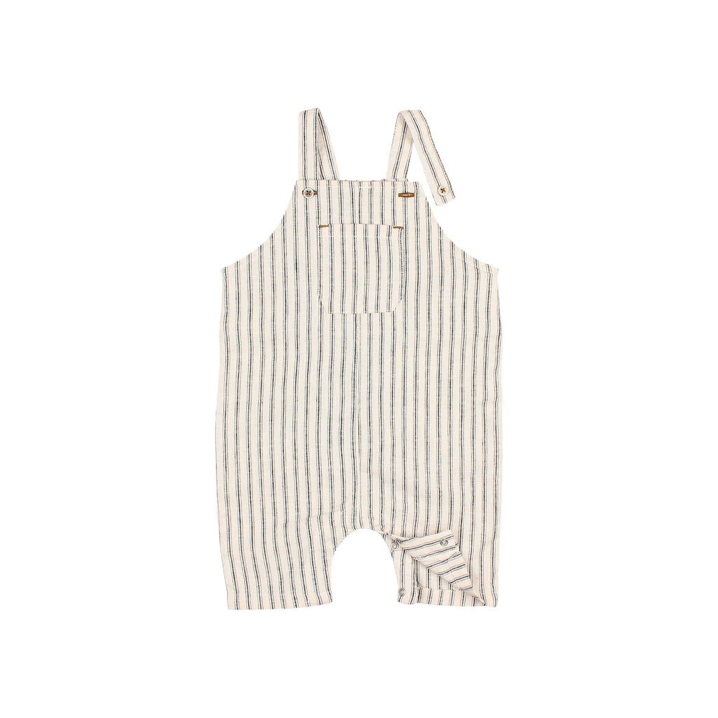 Salopette Bébé Rayée en Lin Unico