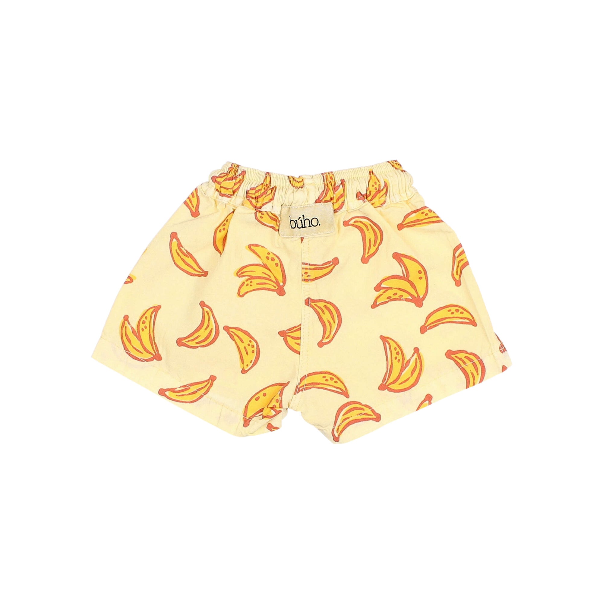 Baby Sun Swim Shorts with Banana Pattern