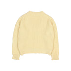 Cardigan en Maille jaune