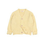 Cardigan en Maille jaune