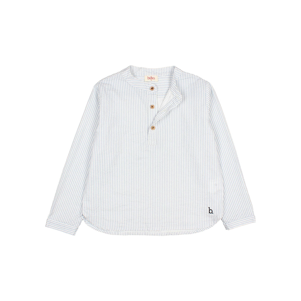 Chemise Bleu Ciel  Rayé