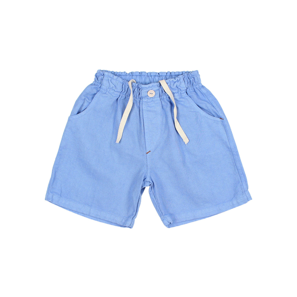 Drill Bermuda Shorts - Ocean Blue