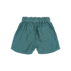 Bermuda shorts in Lake Green Linen
