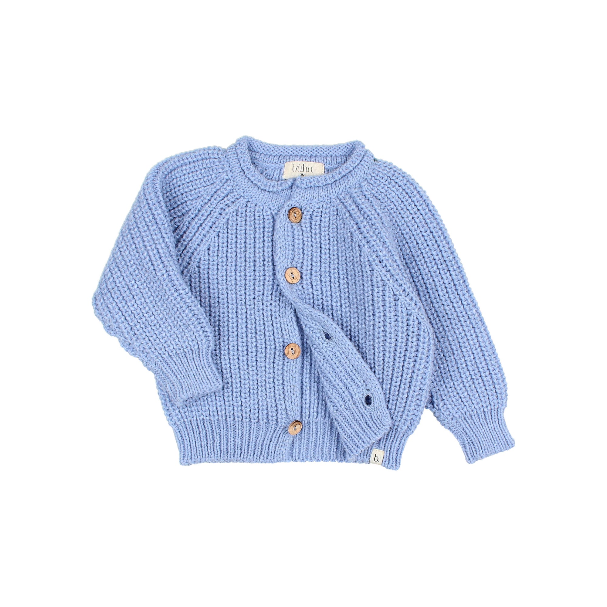 Baby vest in soft sky blue mesh