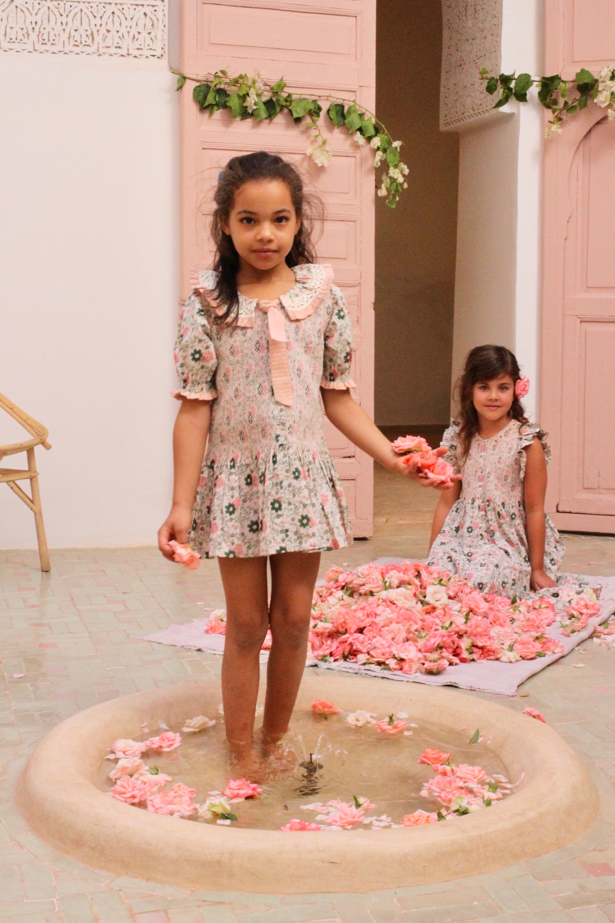 vetements durables enfants bonjour Tunique Prairie in bloom
