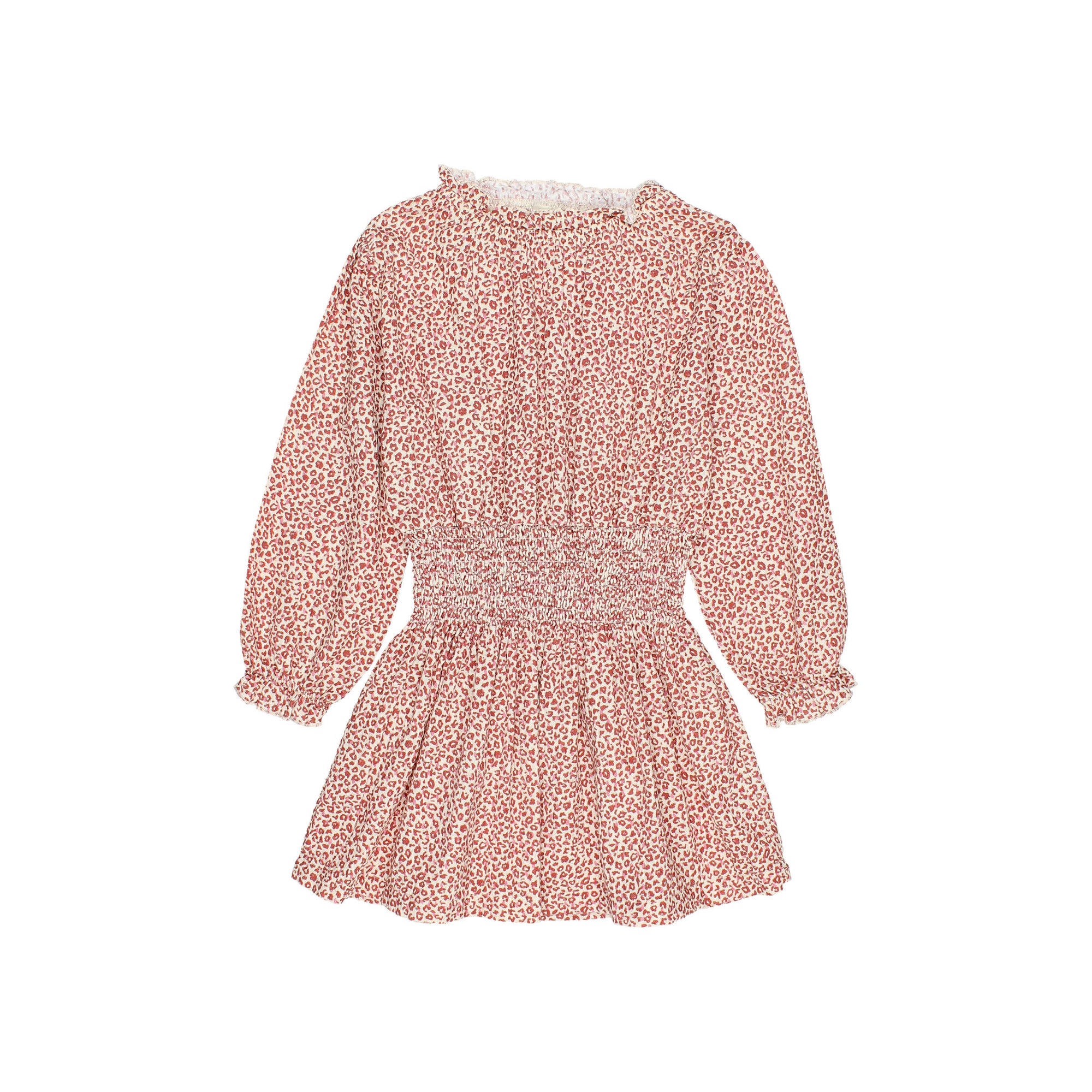 Textured cotton girl dress