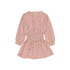 Textured cotton girl dress