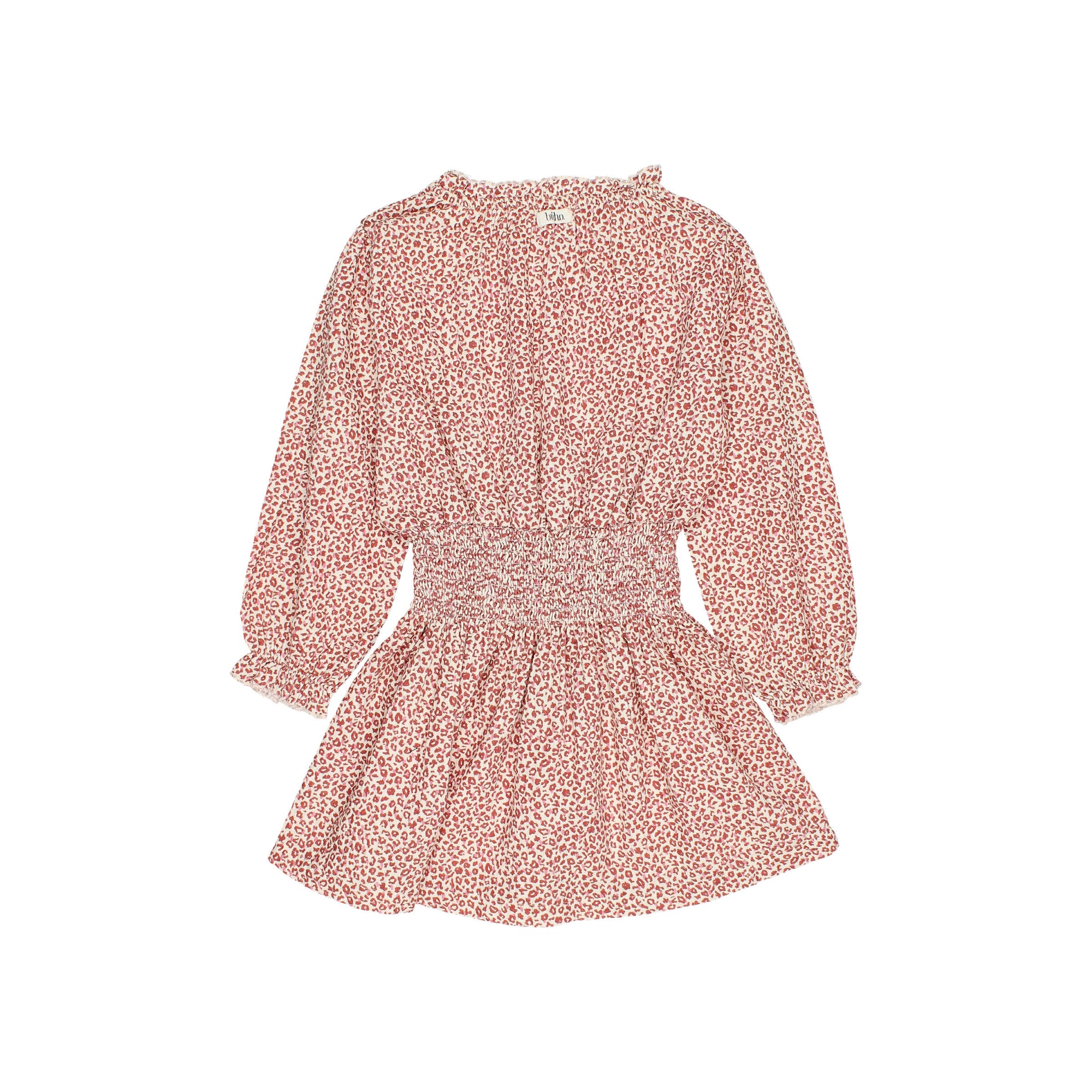 Textured cotton girl dress