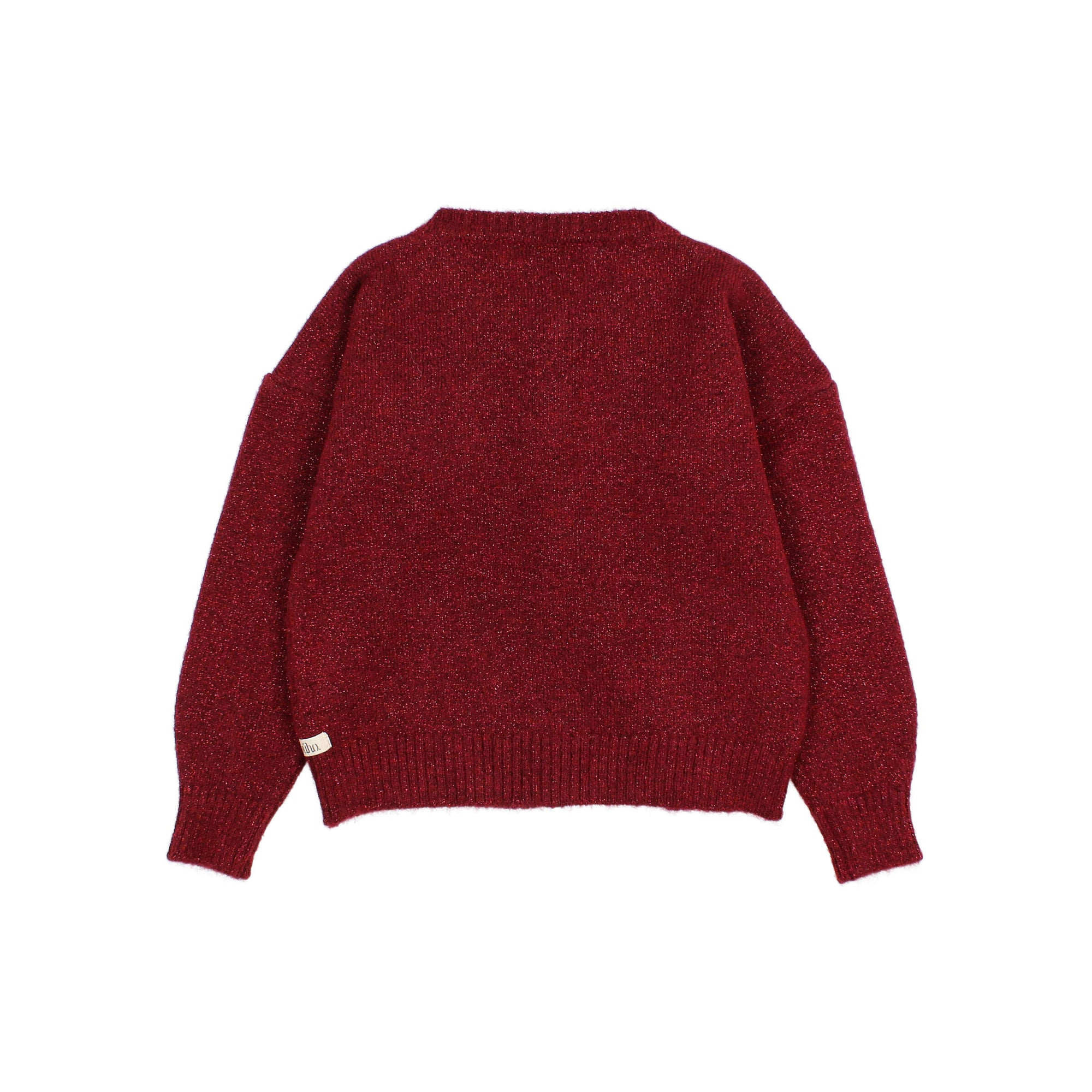 Children's cardigan in Lurex mesh -
