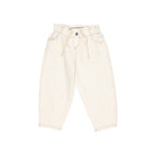 Beige soft twill pants