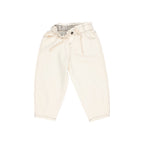 Beige soft twill pants