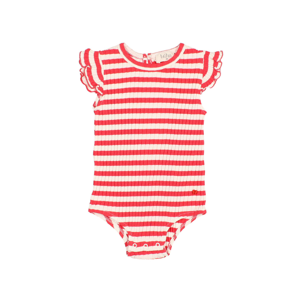 Red striped bodysuit