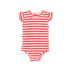 Red striped bodysuit