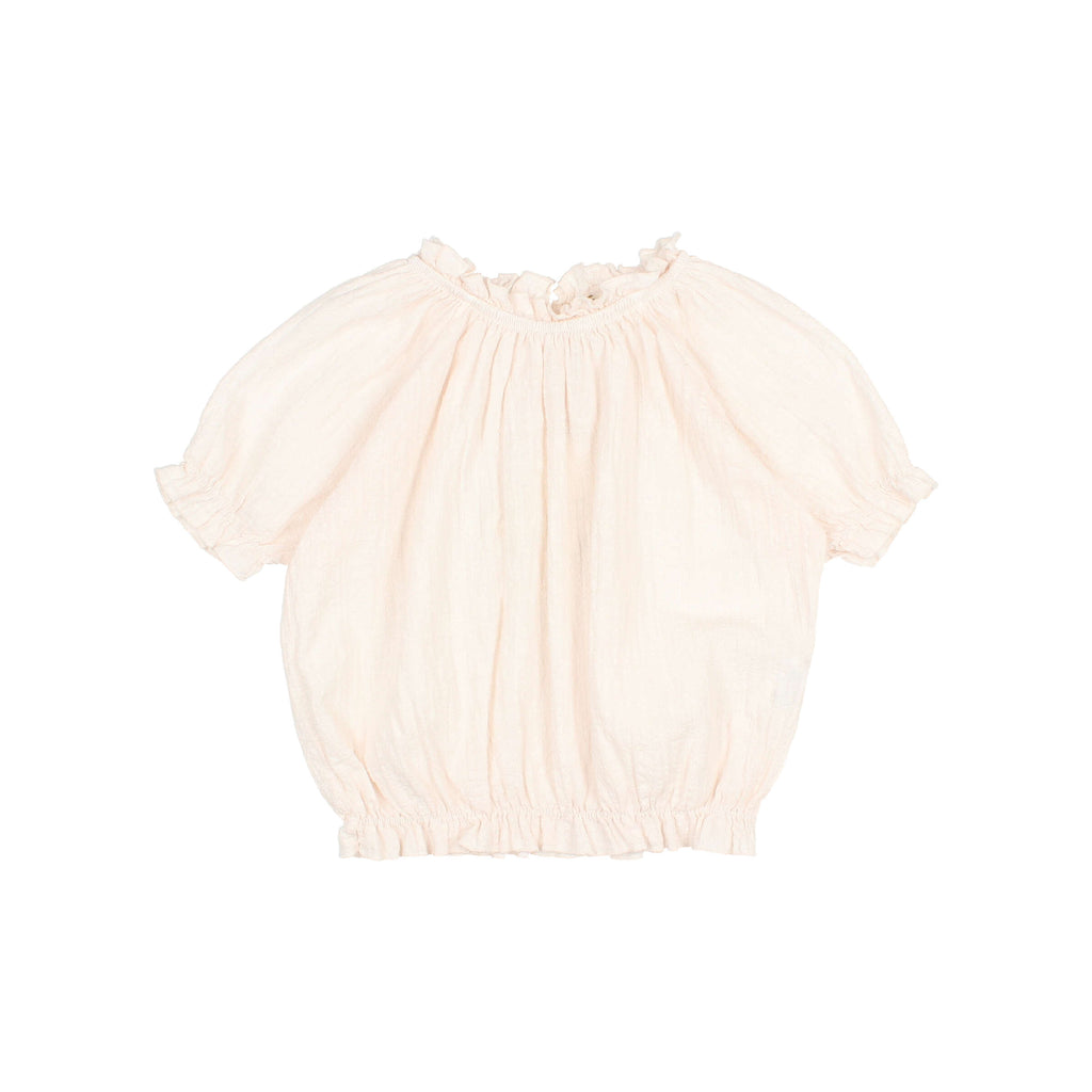 Blouse Ivoire à Manches Courtes