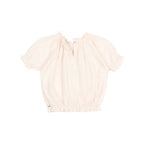 Blouse Ivoire à Manches Courtes