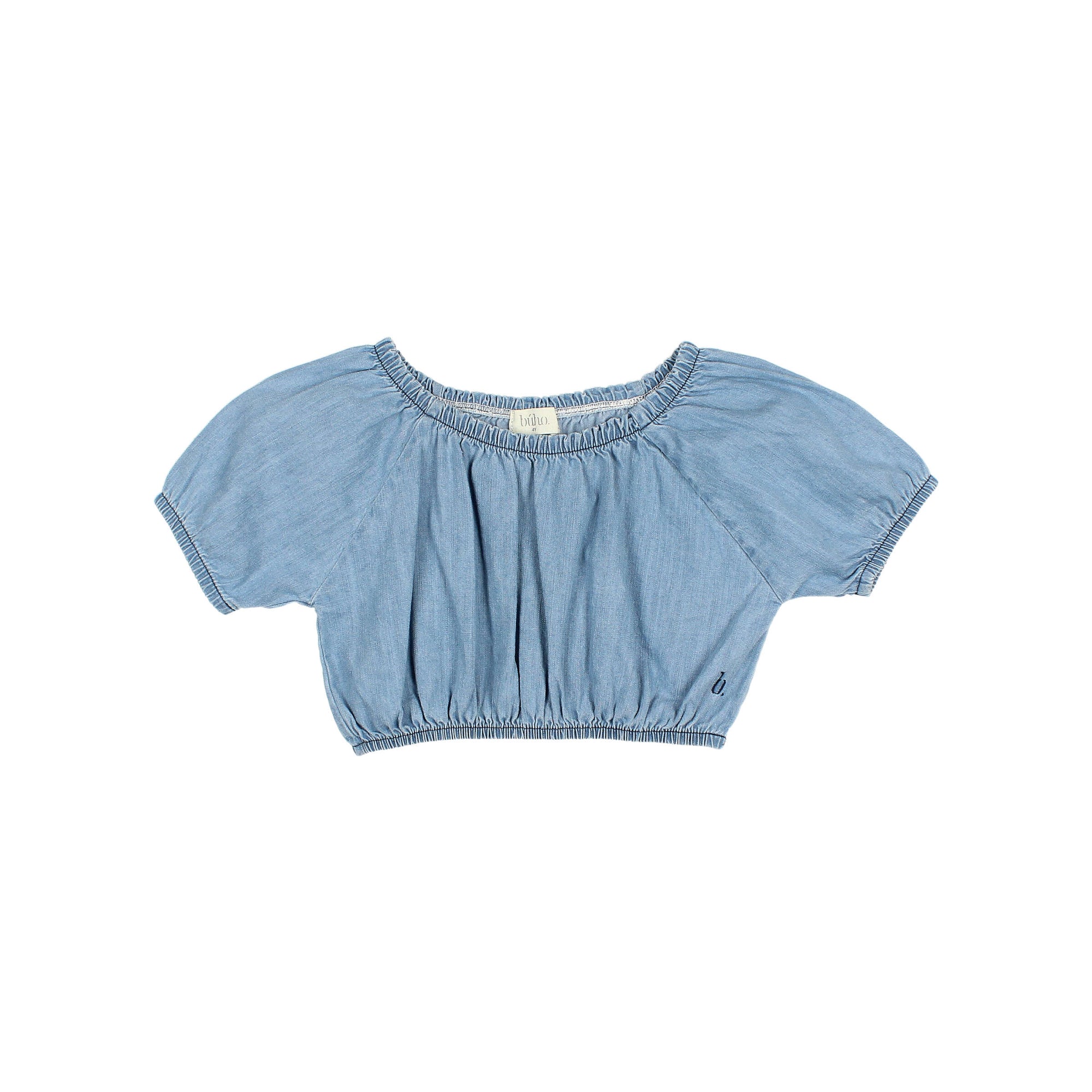 Crop top in denim