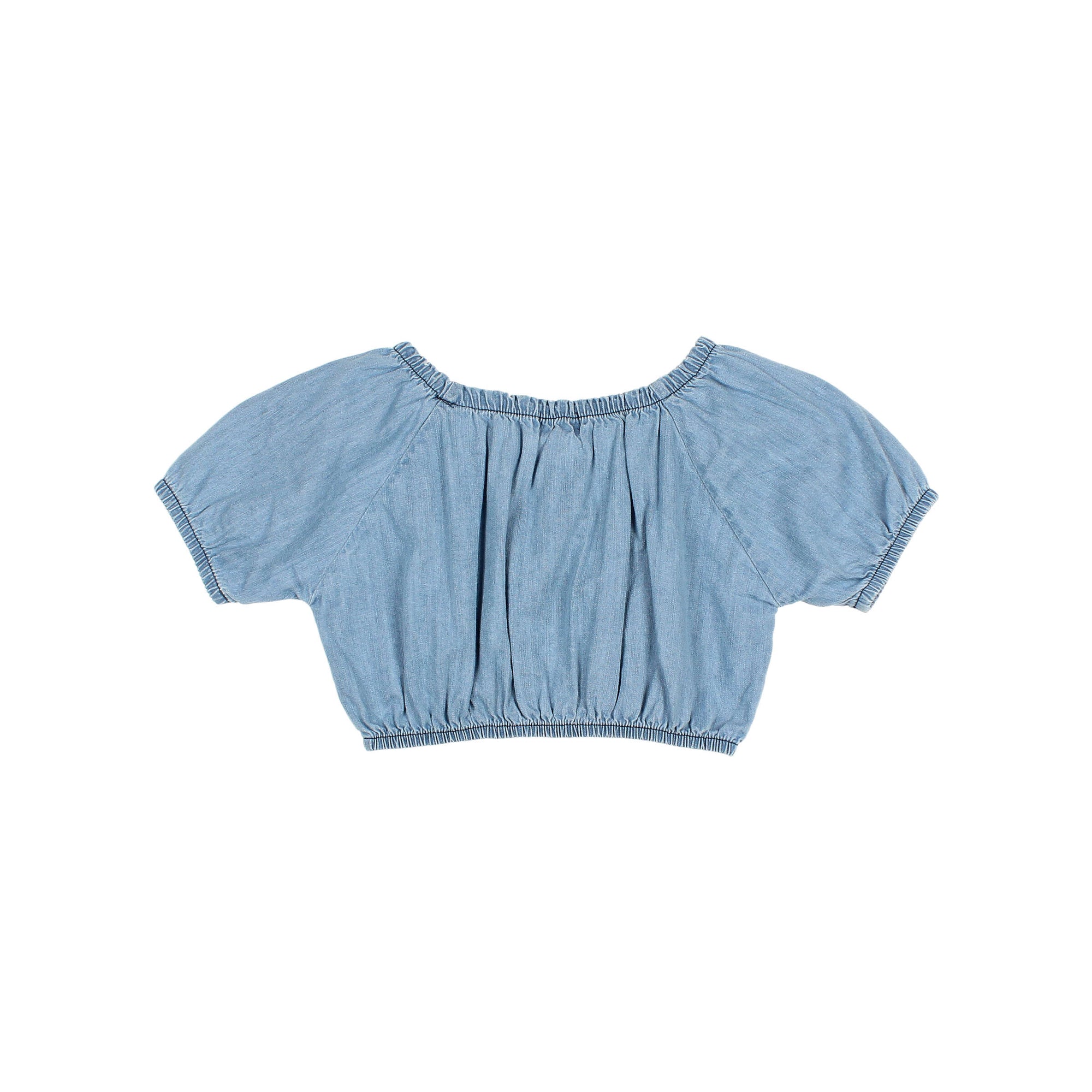 Crop top in denim