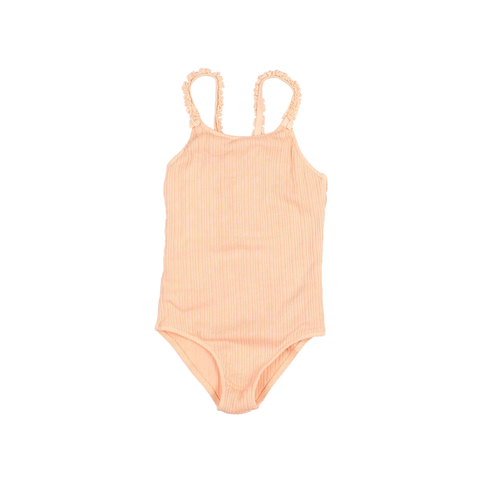vetements durables enfants buho Maillot côtelé Apricot